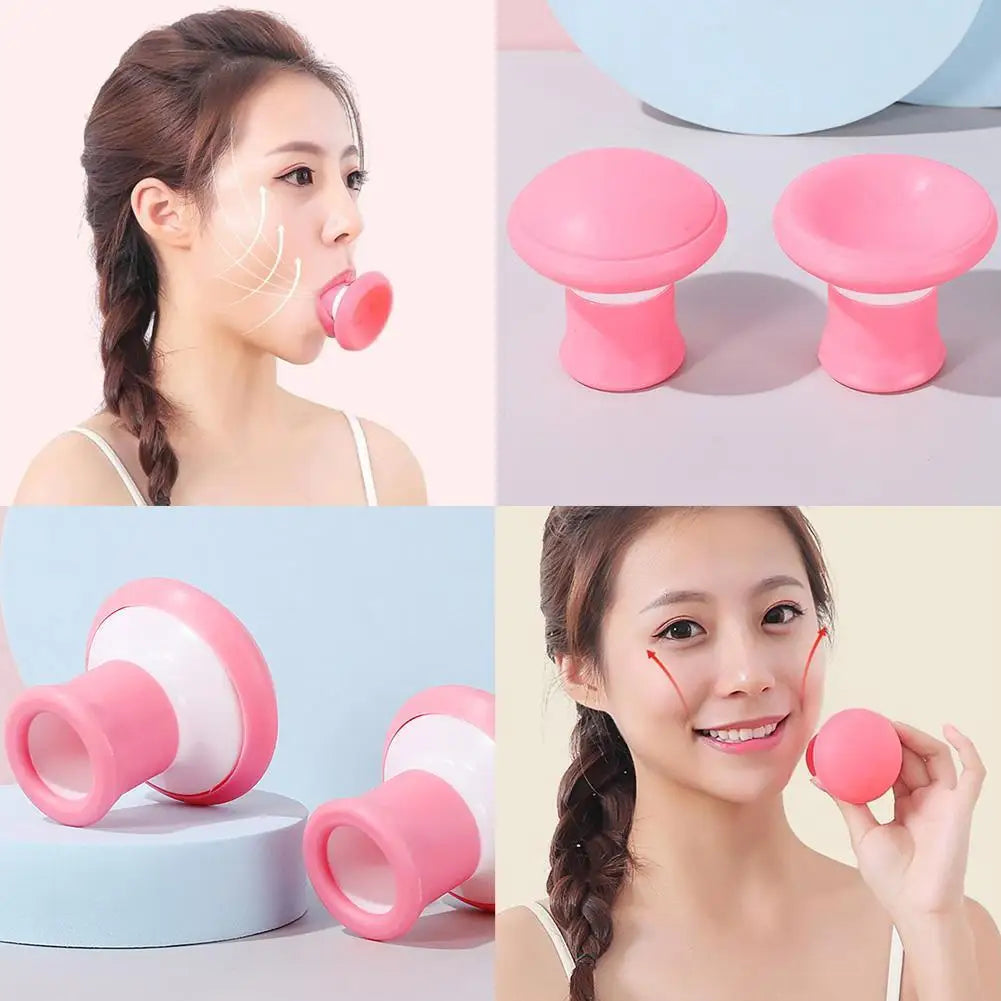 Silicone Mouth Jaw Exerciser V Face Lifting Tool Slimming Thin Face Double Breath Removal V Wrinkle Chin Lifting Exerciser M7H6 Qme