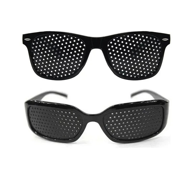 Anti-myopia Astigmatism Glasses Vision Correction Fatigue Pin Hole Glasses With Holes For Men Women Eyesight Improvement Eyewear Qme
