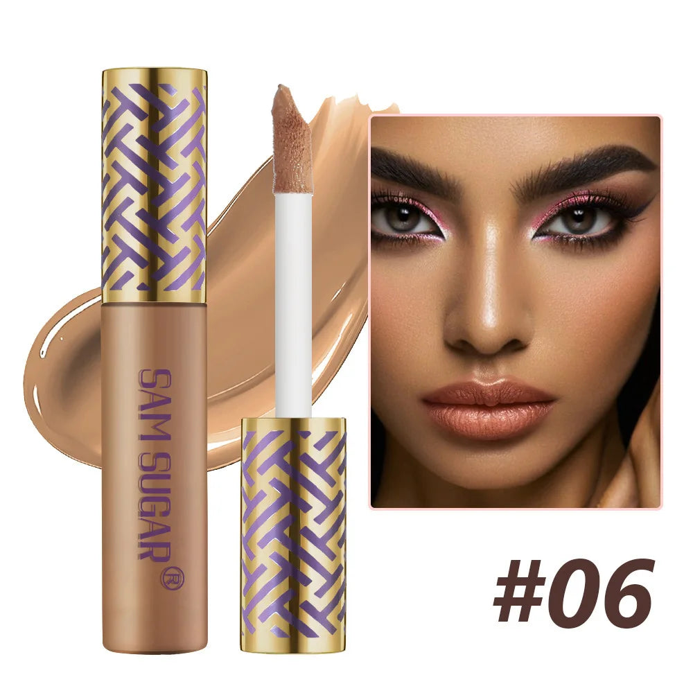Concealer Foundation Liquid Waterproof Oil-control Perfect Cover Dark Qme 06