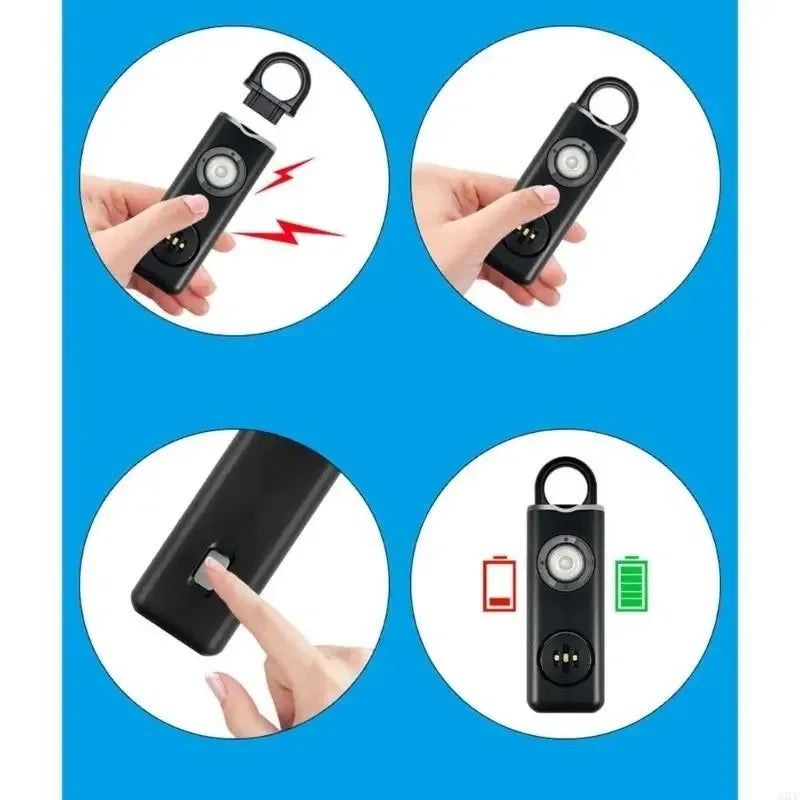 Anti-Lost Device with Vibration Lighting Alarm Dual Authentication for IOS Google Dual Channel Qme