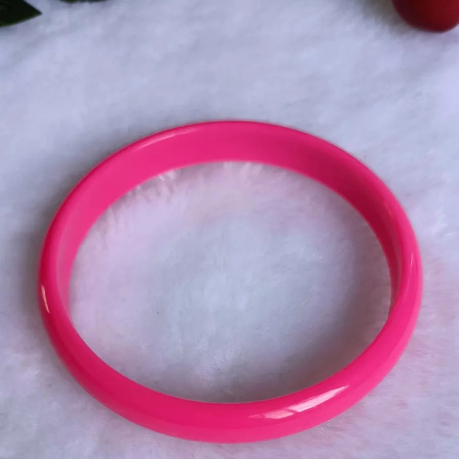 1CM Colorful Candy Acrylic Wide Face Bangle Bright Exaggerated Y2k Resin Bracelet Summer Hip Hop Sport High Street Bangle Qme
