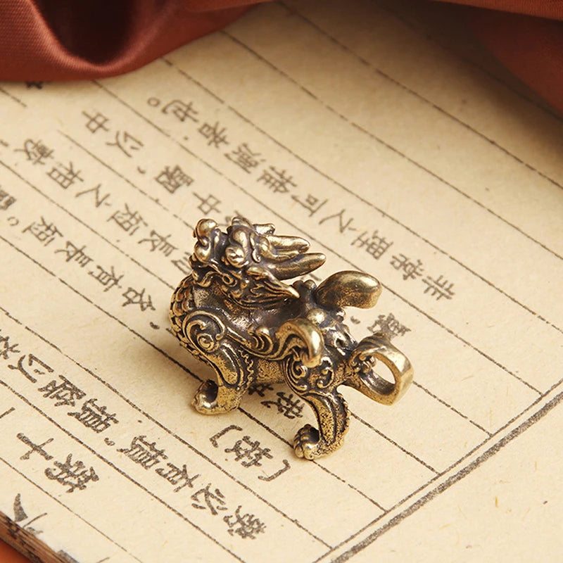 Luck Animal Decor Prosperity Yao Pi Good Ornament Qilin Dragon Qme