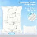 12 Disposable Compressed Face Towels Thick Large Individually Qme 100pcs