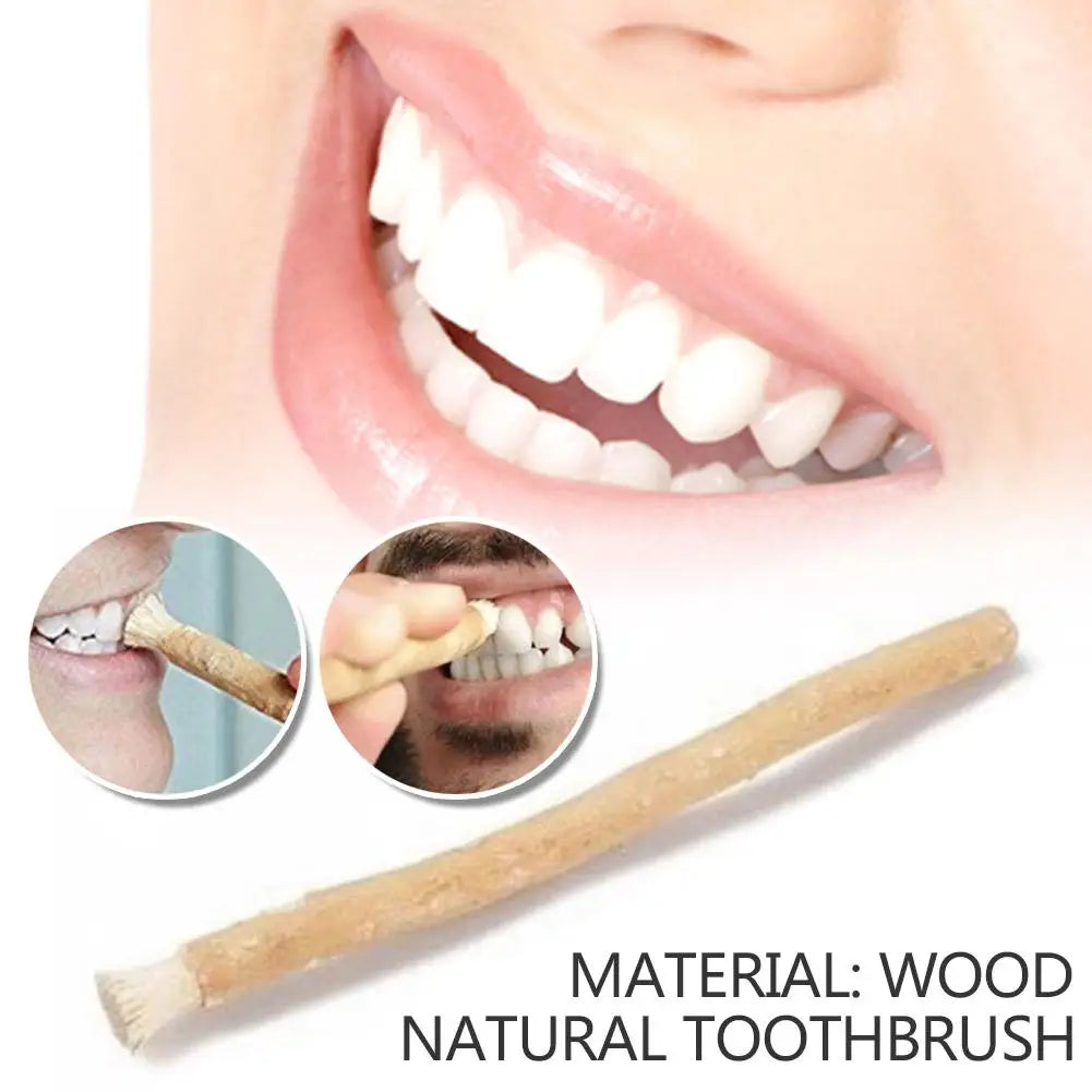 1pc Portable Miswak Siwak Natural Toothbrush Misvak Whitener Manual Teeth Travel Miswaak Traditional Toothbrush Arak T1V7 Qme