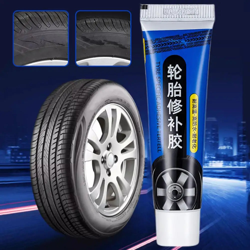 Car Tire Glue Filling Repair Strong Rubber Cement Motorcycle Bike Qme