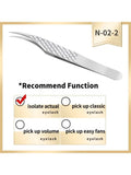 Eyelash Extension Tweezer Volume Precise Luxury Diamond Grip 420 Qme N-02-2