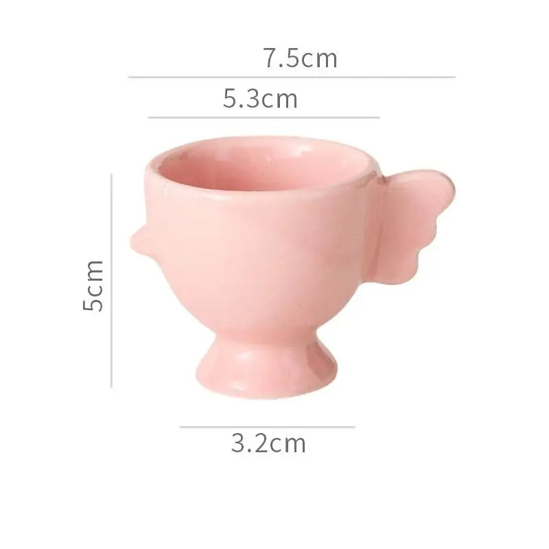 Heightened Base Solid Non-slip Handle Good Grip Makeup Sponge Holder Qme Pink