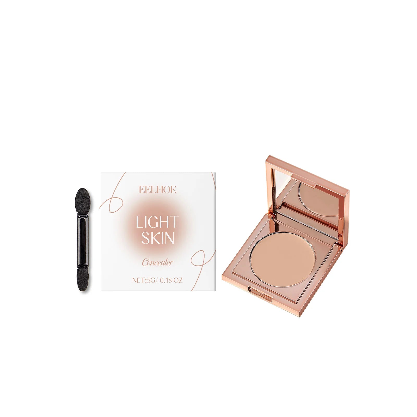 Concealer Lightweight Natural Coverage Of Skin Blemishes Spot Acne Print Cover Dark Circles Long-Lasting Non-Removing Makeup Qme Light Skin