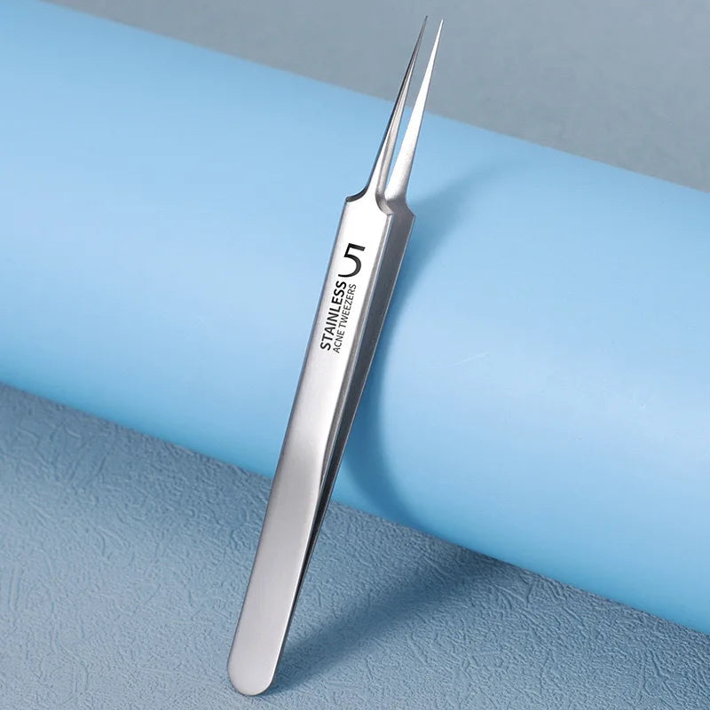 1- Stainless Steel Acne Clip Cell Blackhead Needle Beauty Salon Tool Qme 1Pc