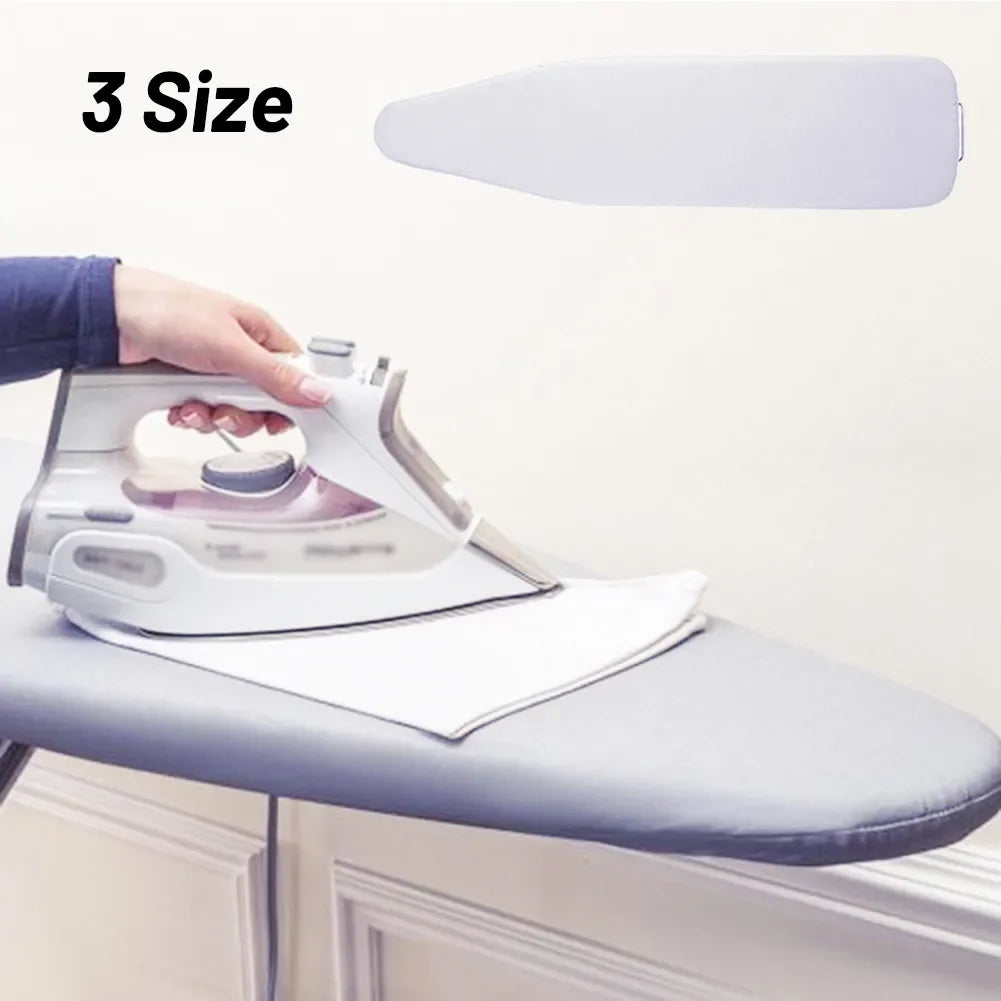 1pc Ironing Board Cover Coated Thick Padding Heat Resistant Scorch Pad Cotton Silver Dust-proof Dirt-proof Household Merchandise Qme