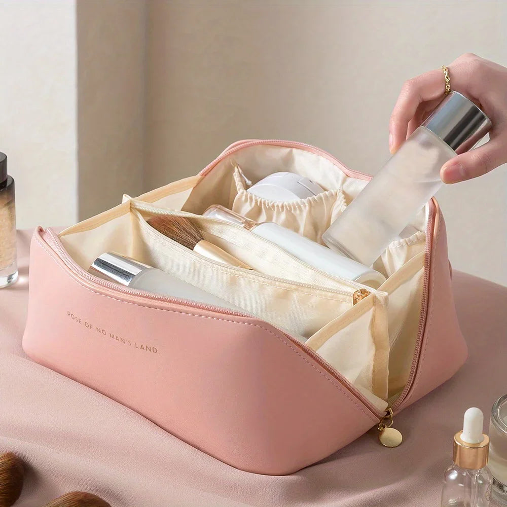 Makeup Organizer Female Toiletry Bag Make Up Case Storage Pouch Qme