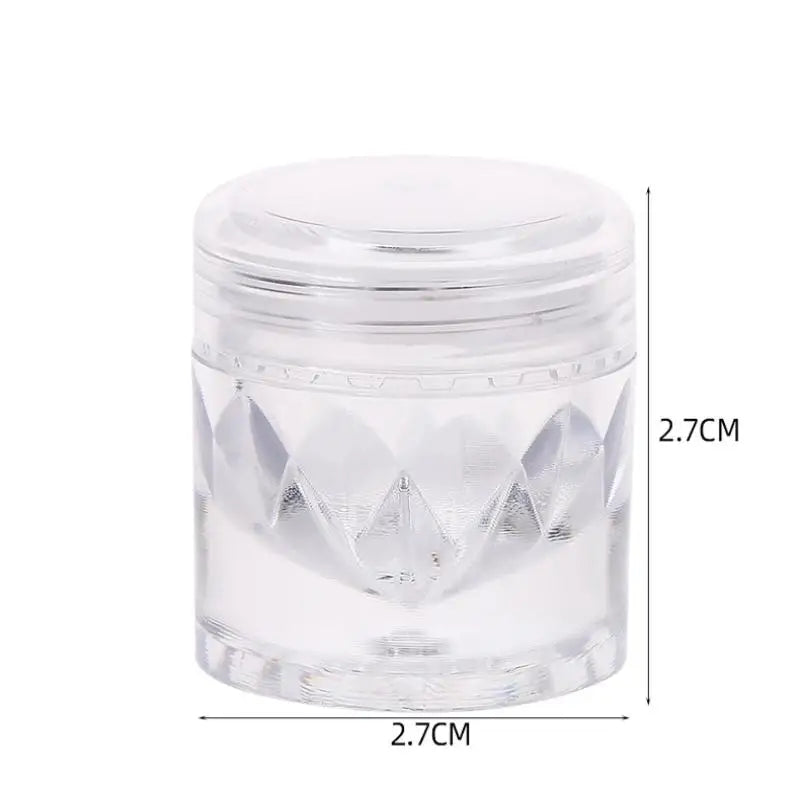 2 Empty Sifter Jars Mesh Loose Powder Container Clear Cap Diy Qme