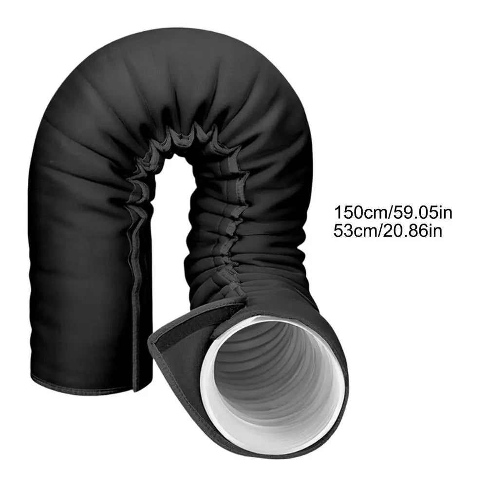 2026 AC Hose Insulation Sleeve Portable Insulated Sleeve With 3 Adjustable Straps Air Conditioner Accessories For Outdoor Qme Black