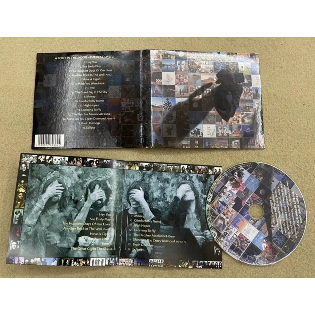 Classic Rock Compilation CD Album, Collage-Style Art Cover Design, High-Fidelity Edition for Rock Fans & Home Decor Qme