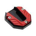 1pcs Aluminum Alloy Motorcycle Bike Kickstand Extender Foot Side Stand Extension Foot Pad Support Plate Motorbike Accessories Qme B