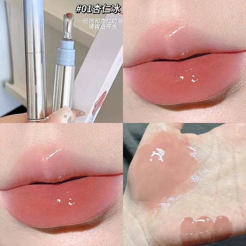 HERORANGE Mirror-like Lip Gloss Long-lasting Moisturizing Suitable Qme HR729-G01 3.8g