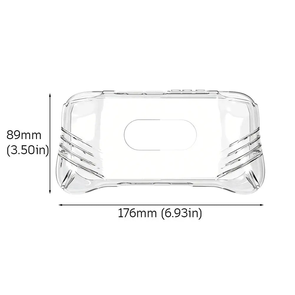 Transparent TPU Protective Case For MiniLoong Pocket 1 Handheld Game Console Ergonomic Grip Shell Protector Game Accessories Qme