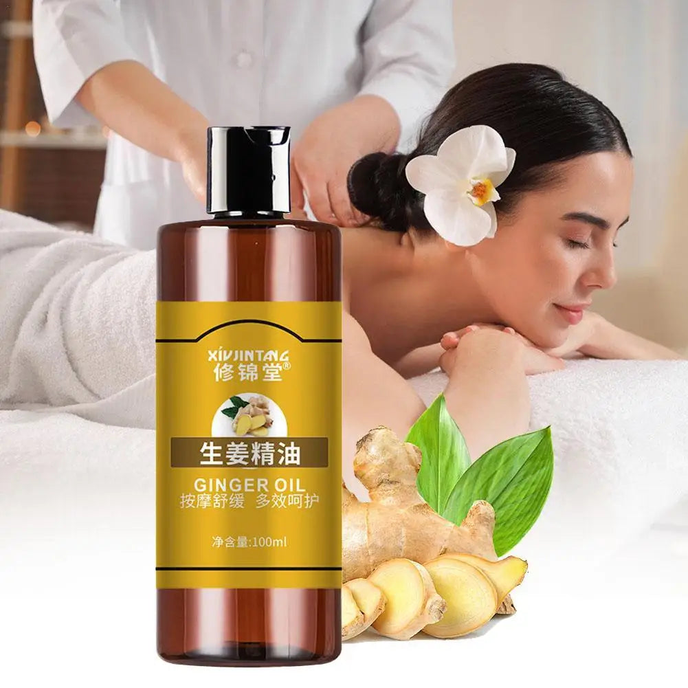 Ginger Essential Oil Massage Moisturizing Hydrating Pure Plant Body Qme