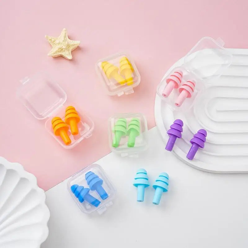 Soft Foam Earplugs 38dB Noise Cancelling 10 Pairs Multicolor Qme