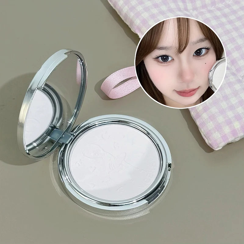 NICEKEY Pink Ballet Makeup Box Include 1*Lip mud,1*Pressed Powder,1*Highlight Powder,1*Eyeshadow Palette Powder With Necklace Qme