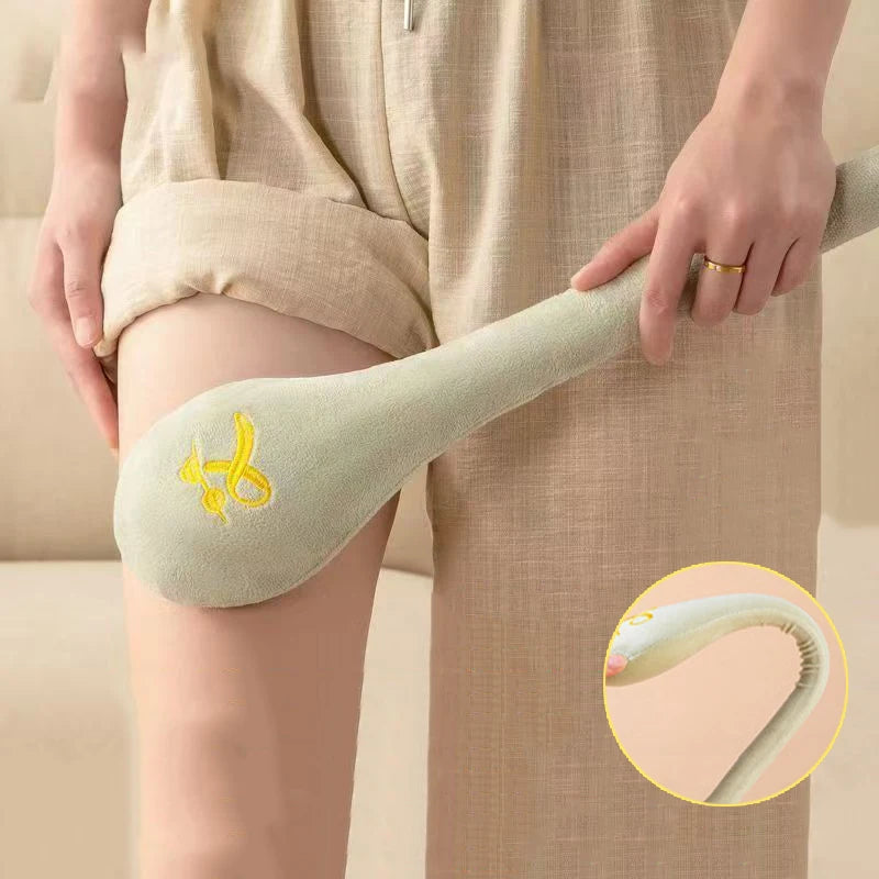 Extended Back Massage Hammer High-elasticity Velvet Meridian Massager Qme