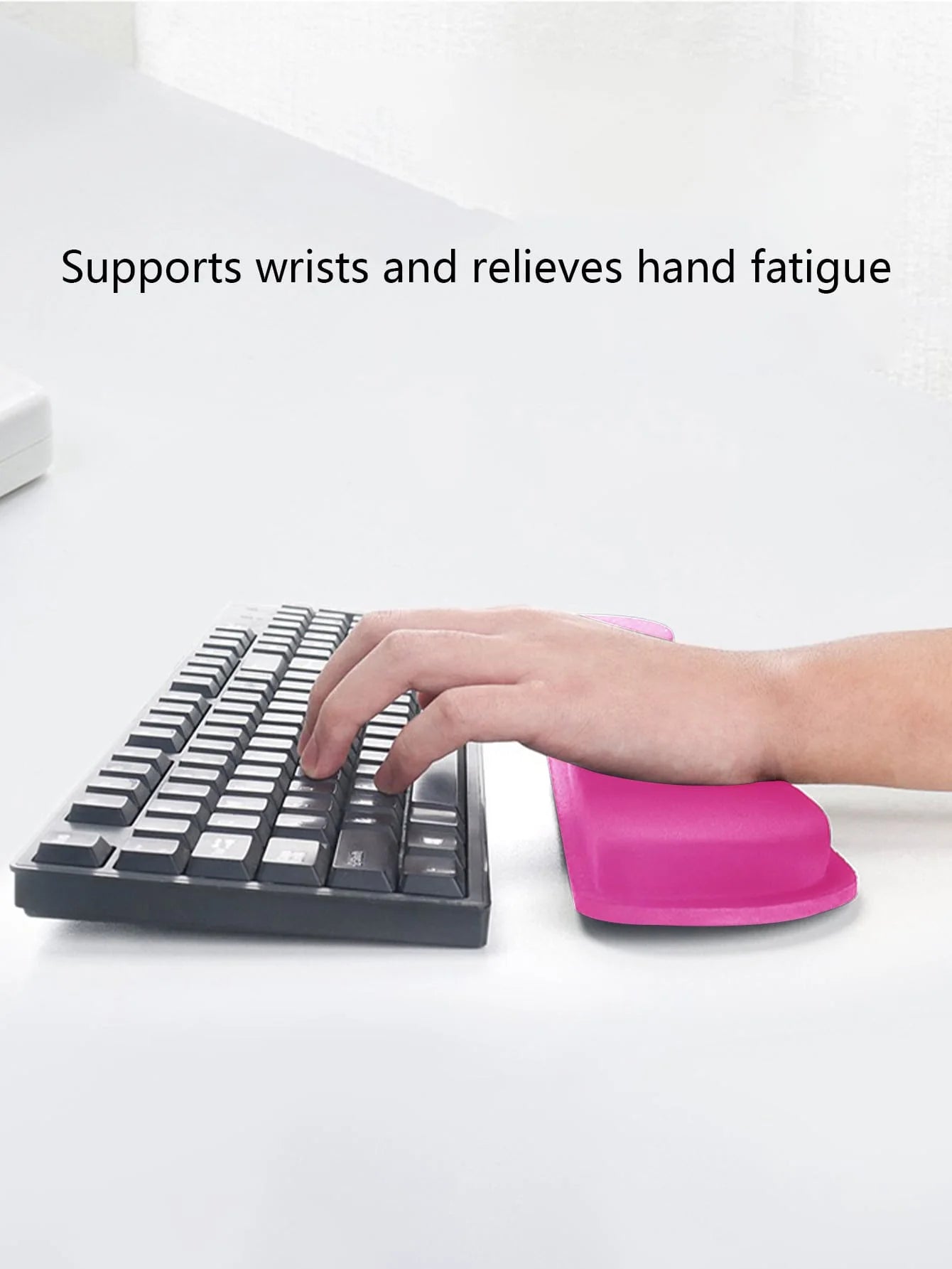 Memory Foam Rubber Bottom Three-dimensional Wrist Pad Office Keyboard Qme