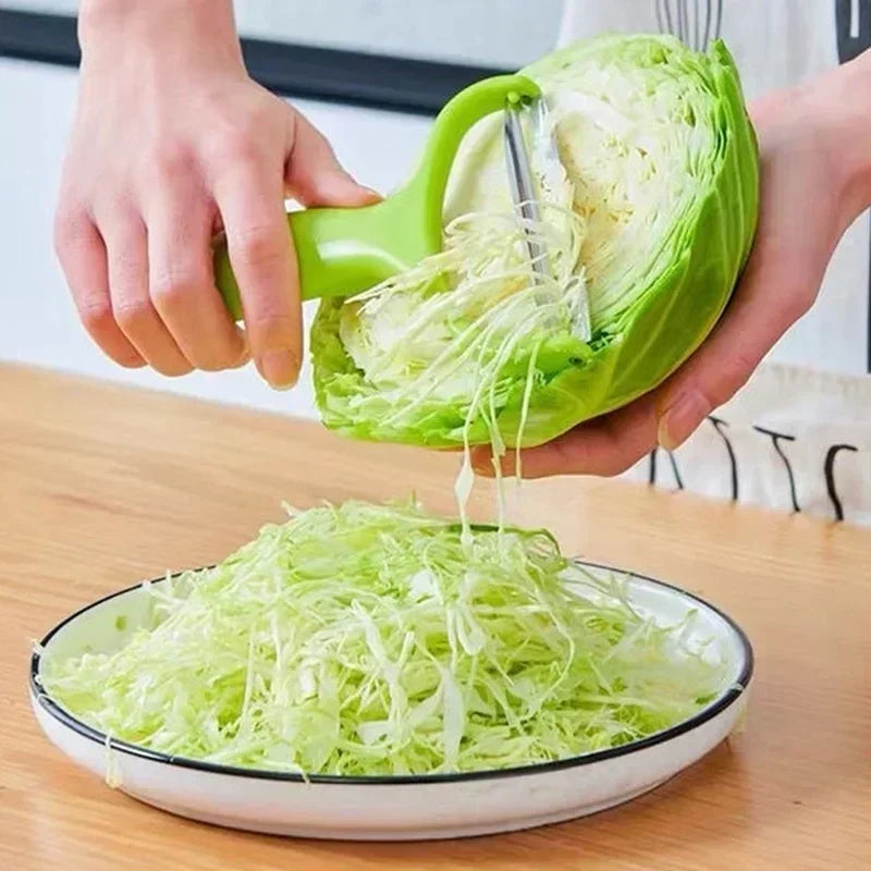 Cabbage Peeler Peeler Knife Cutter Stainless Steel Knife Cabbage Graters Shredder Fruit for Making Coleslaw Salad Kitchen Tools Qme