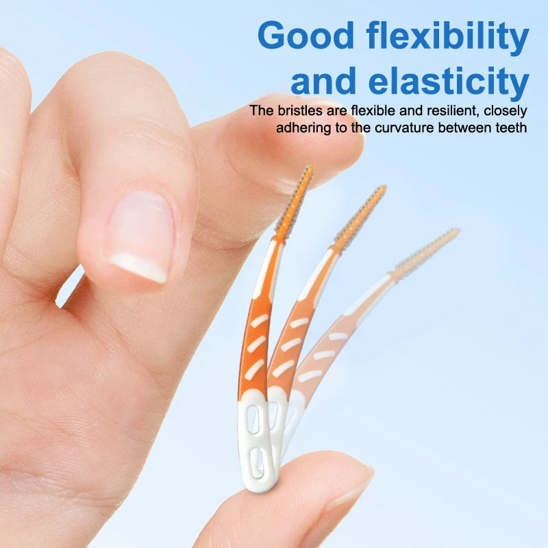 1 5 Box Interdental Silicone Brushes Teeth Stick Toothpicks Dental Qme