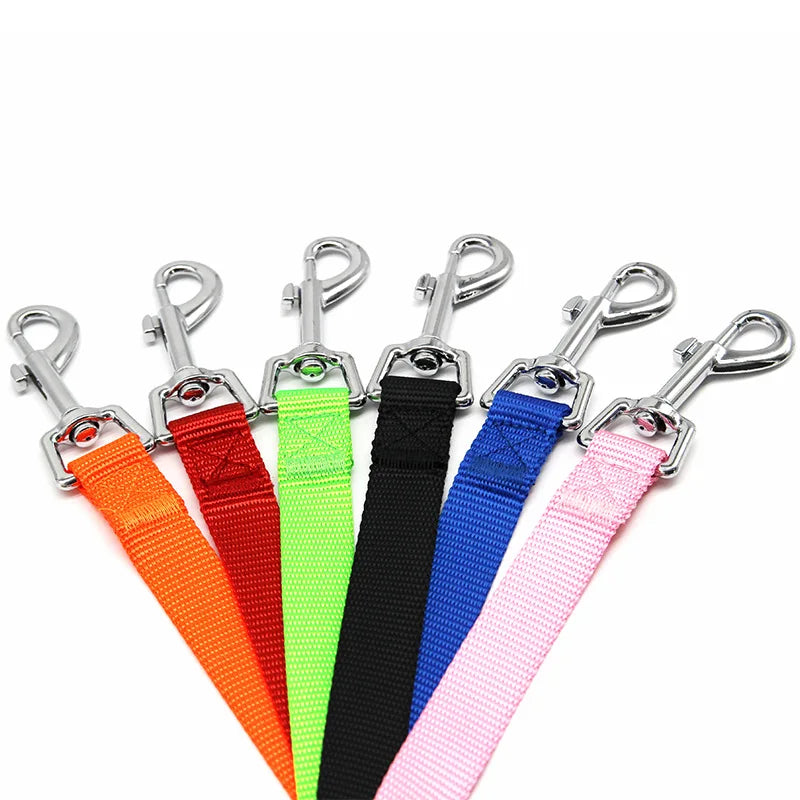 A Nylon Long Dog Training Leash 120CM Traction Rope Lanyard Versatile Pet Walking Lead for Small to Large Dogs Qme