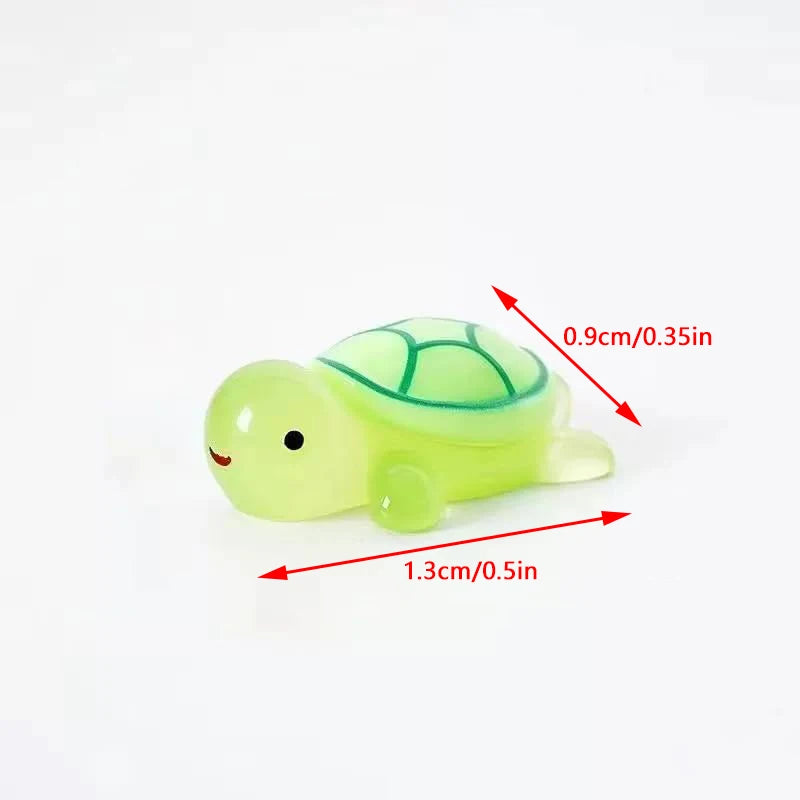 Miniature Things Figurines Hide Tiny Turtles DIY Fairy Garden Qme Multicolor