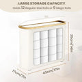 Toilet Paper Organizer Clear Bathroom Large Container Lid Tissue Qme Beige China Mainland