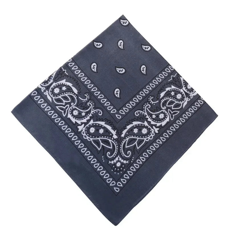 1PC Unisex Fashion Printed Square Scarf Cycling Bandana Fishing Sun Protection Neck Cover Scarves Handkerchief Outdoor Headwear Qme ZQ 55X55cm