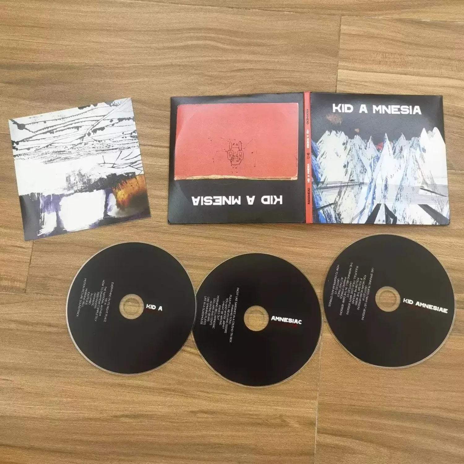 21st Century Experimental Rock Benchmark "Kid A Mnesia" Set, Post-Punk/Ambient Electronic Fusion Classic for Music Collectors Qme