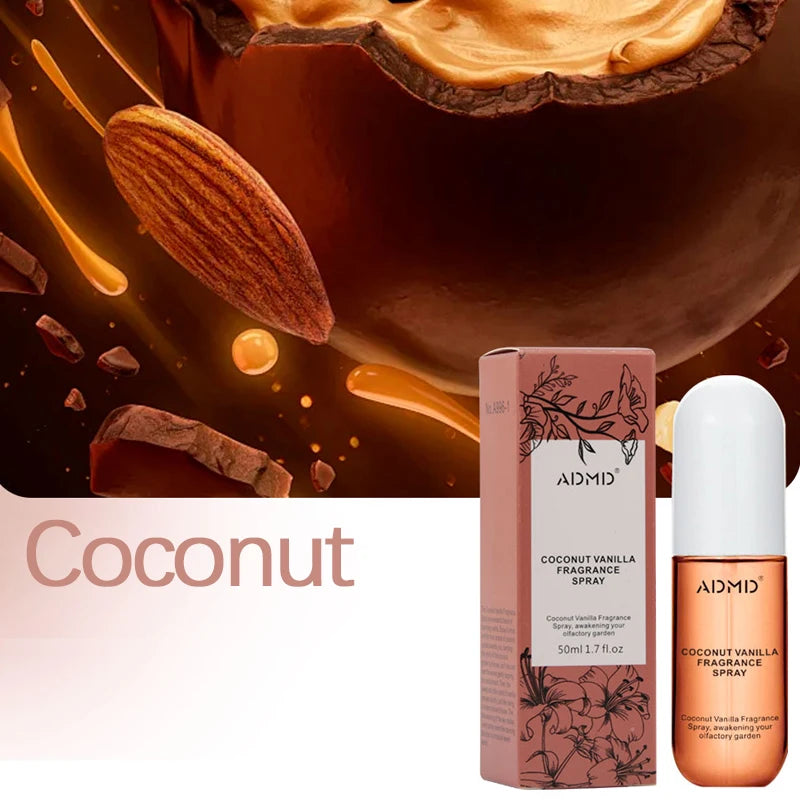 Flower Fruit Flavor Spray Charming Fragrance Lasting Formula Qme coconut