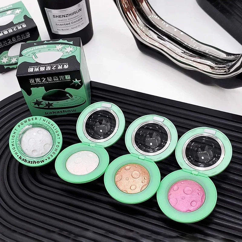 Planet Space Highlighter Powder Brighten Fairy Adas Shimmer Water Qme