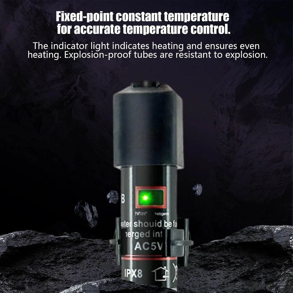 Heater Fish Tank Precision Temperature Control Waterproof Small USB Qme