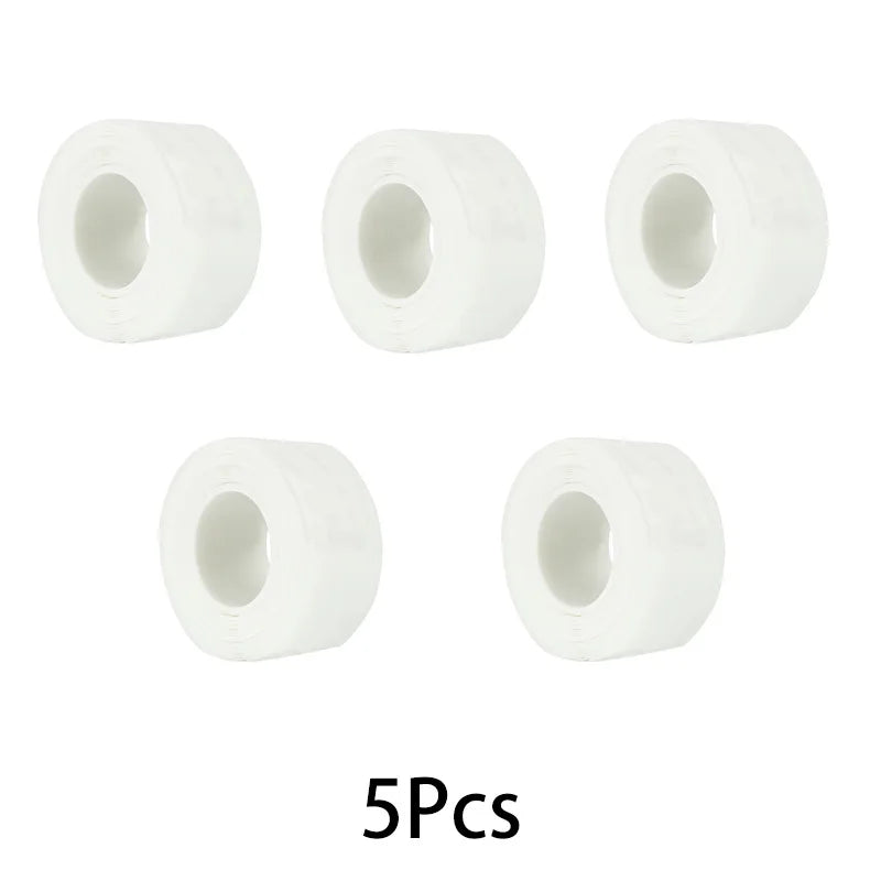 White Self-Adhesive Waterproof Tape With High Pressure Resistance And Strong Leak-stopping And Water-stopping Repair Black 1Roll Qme 5rolls-white 1.5M 25mm