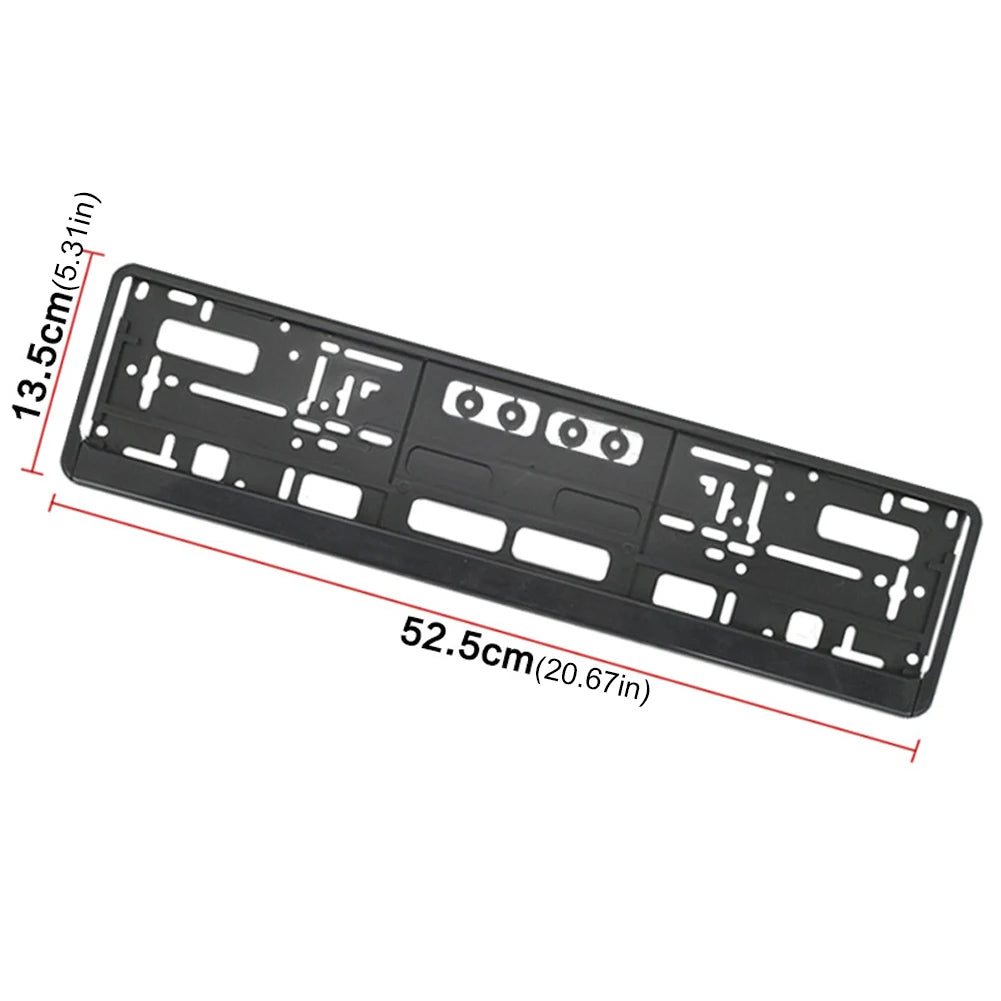 2Pcs Car Licence Plate Bracket Anti-corrosion Licence Plate Holder EU Standard License Plate Holder Mount Qme