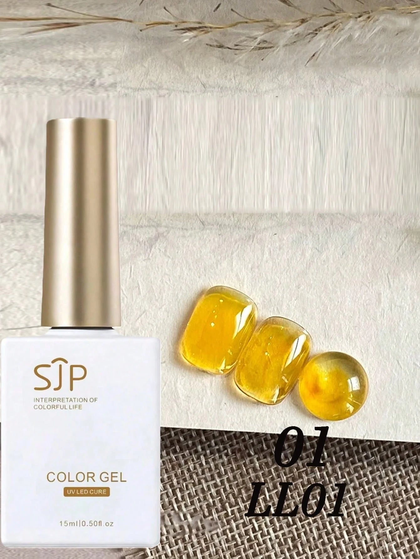 1 Amber-colored UV Gel Nail Polish Autumn Winter Suitable Technicians Qme 01