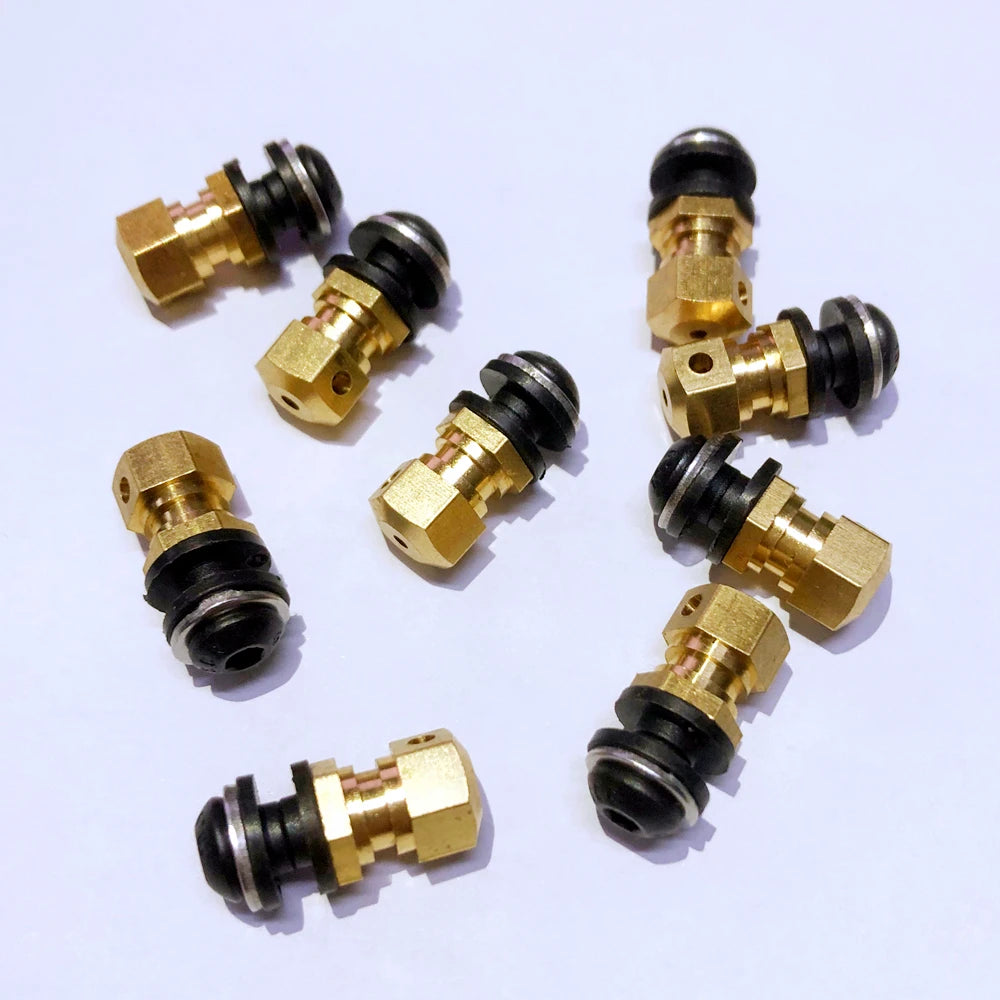 Tattoo Machine Contact Screws Front Binding Post Coil Replacement Assembled Brass Binding Post Tattoo Machine Spare Parts Qme