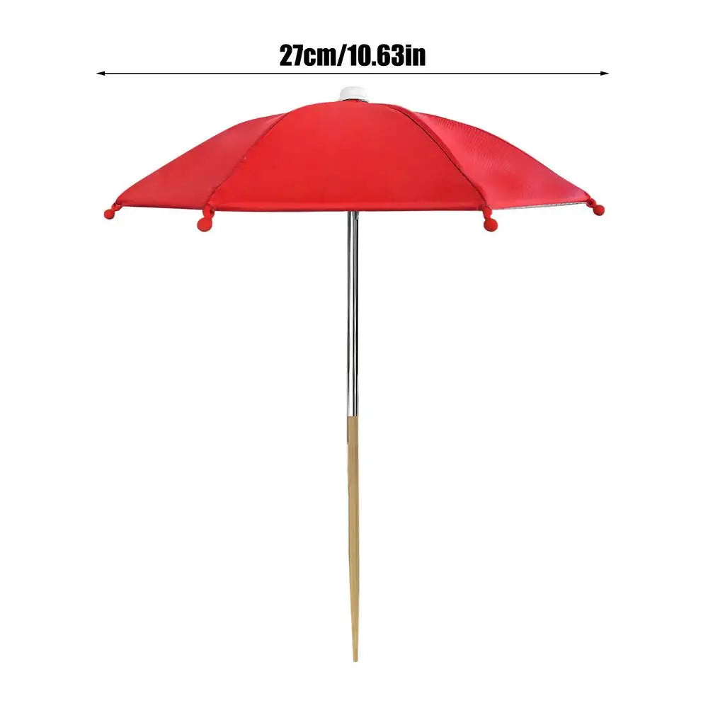 1pcs Plant Umbrella Portable Water Resistant Garden Umbrellas For Plants Flowers For Patio Balcony Courtyard Backyard Porch Roof Qme Red