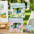 4/8Rolls 200cm PET Washi Tape Set Flower Scenery Decorative Tape for Plant & Flower Lovers Aesthetic Diary Stationery Stickers Qme AB X 1