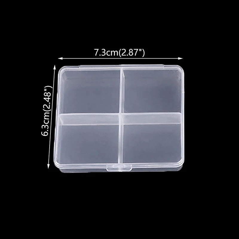 Jewelry Beads Container Box Tools Accessories Square Plastic Qme S