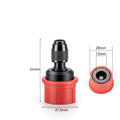Quick Release Drill Chuck Hex Bit Adapter 6.35mm Connector Matches Standard Bits for Various Corded Cordless Power Drills Qme Type A
