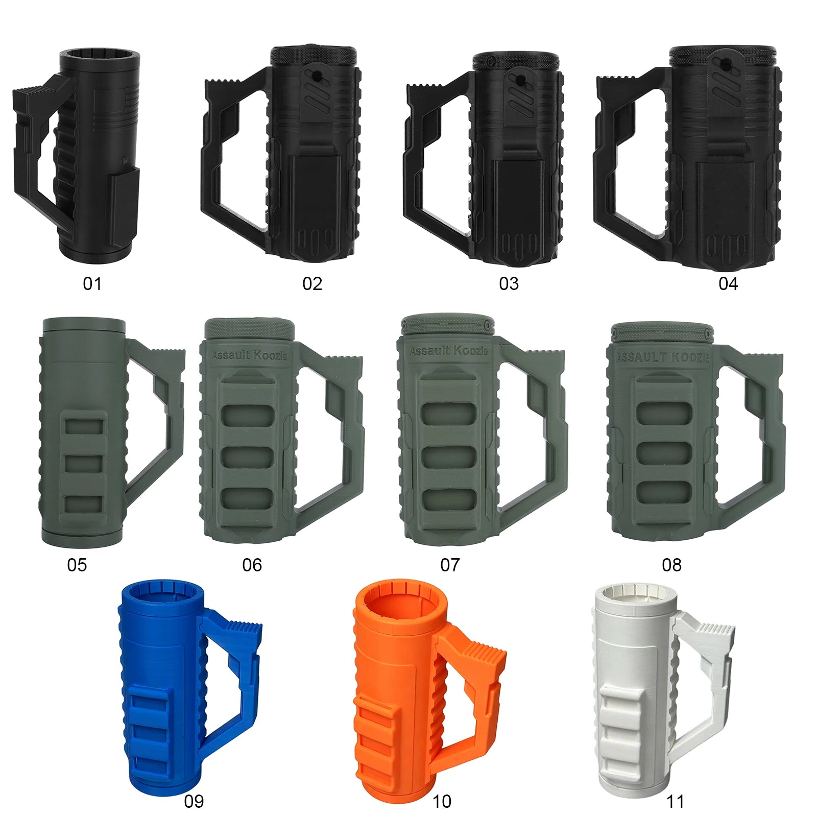 Non-Slip Handle Drink Holder for Soda Beer Water Bottle Dual Tactical Loading Can Rack for Sports Events Parties & Outdoor Use Qme