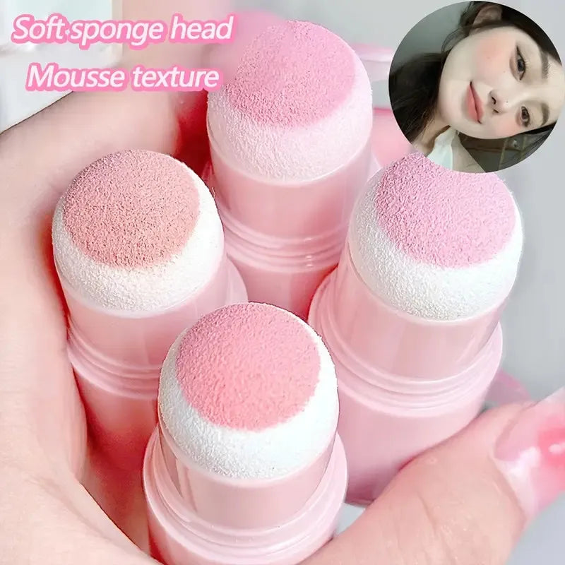 ZVEV Cloud Soft Matte Blush Stick Vibrant Moisturizing Korean Qme