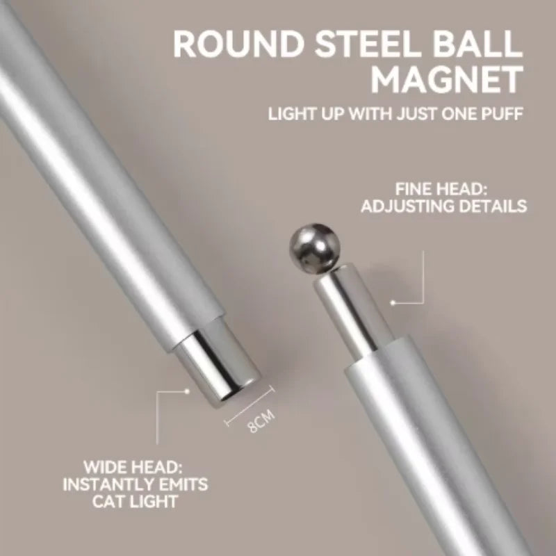 Glass Beads Special For Cat's Eye Pink Nail Magnetic Stick Newly Upgraded Nail Polish Glue Magnet Rod Double Head Magnetic Tool Qme