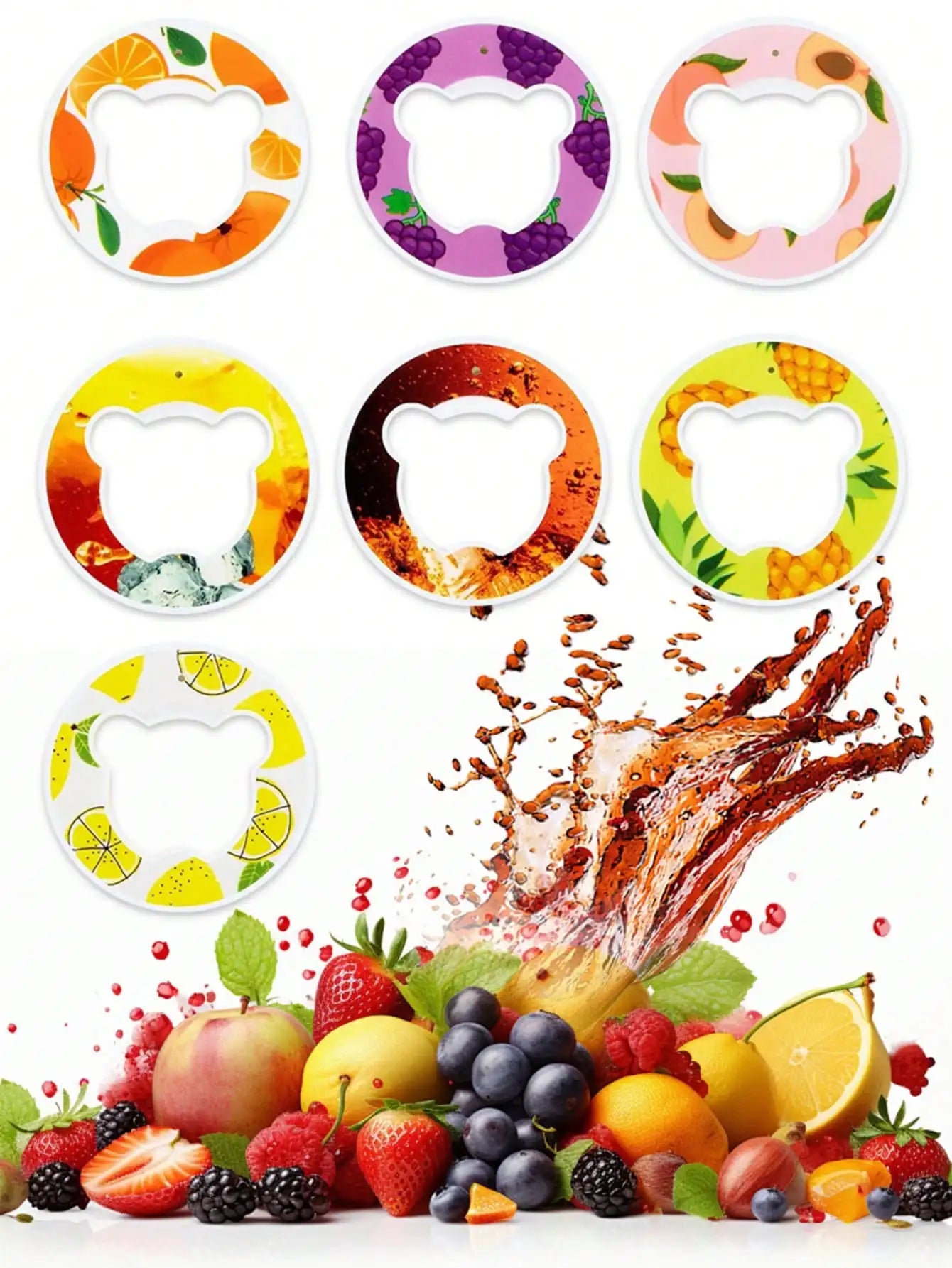 Random Flavored Aromatic Ring Various Fruit Beverage Flavor Pods Qme