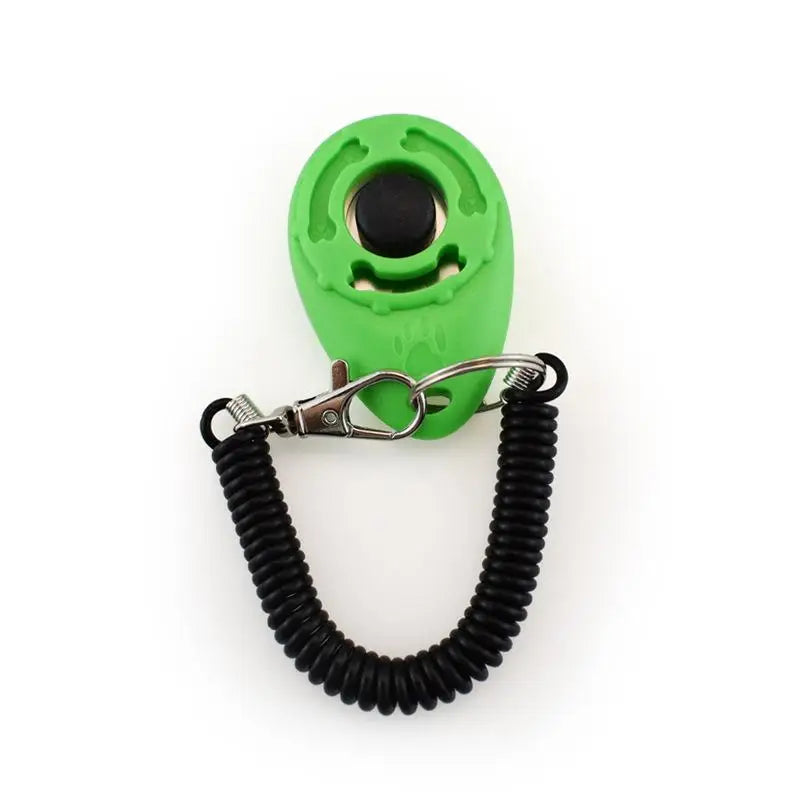 Key Chain Dog Training Clicker Aid Repeller Supplies Adjustable Wrist Qme A11