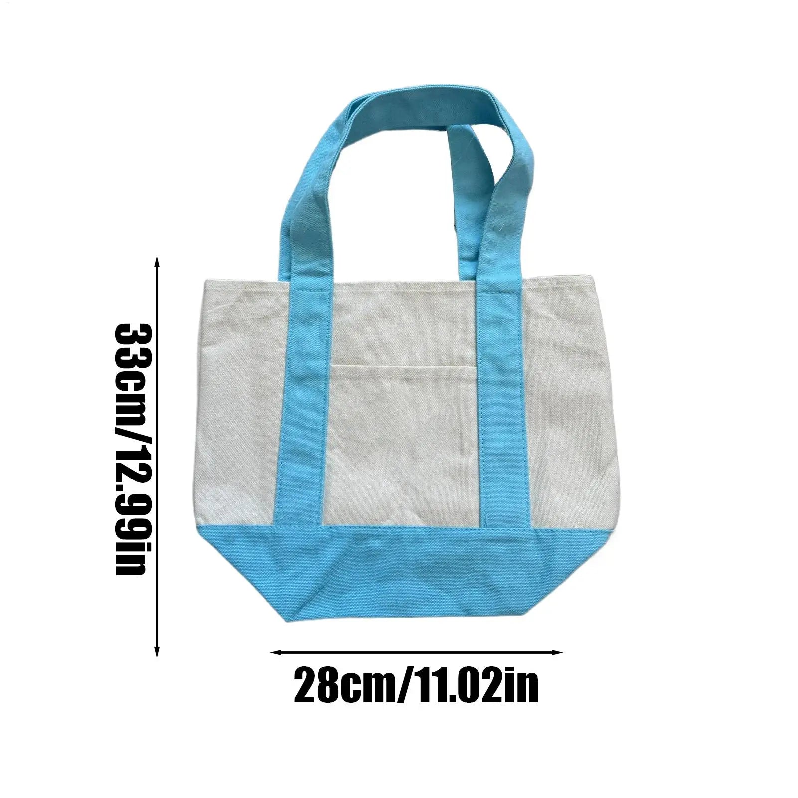 Canvas Tote Bag Large Canvas Tote Bag Reusable Grocery Carrier Fashionable Shopping Pouch for Camping Picnic Students Beach Qme